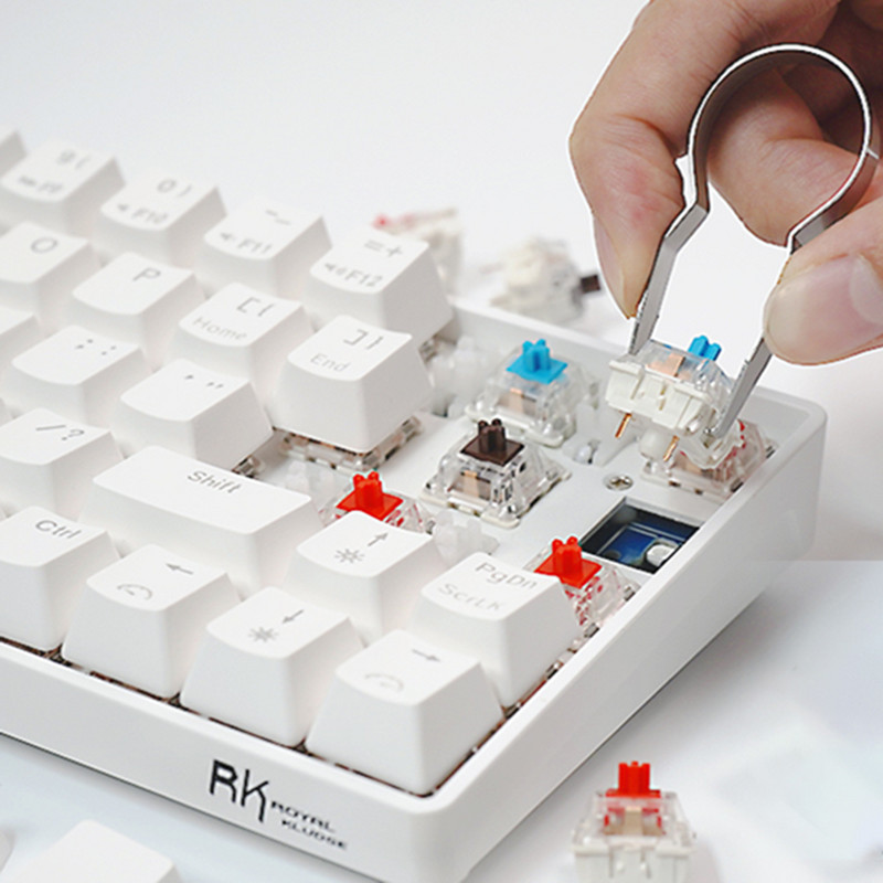 RK Royal Ksudge RKG68 2.4G tipkovnica Mekanik Gaming Nirkabel 68 Tombol 65% RGB tipkovnica s pozadinskim osvjetljenjem Bluetooth Dapat Ditukar Panas untuk PC