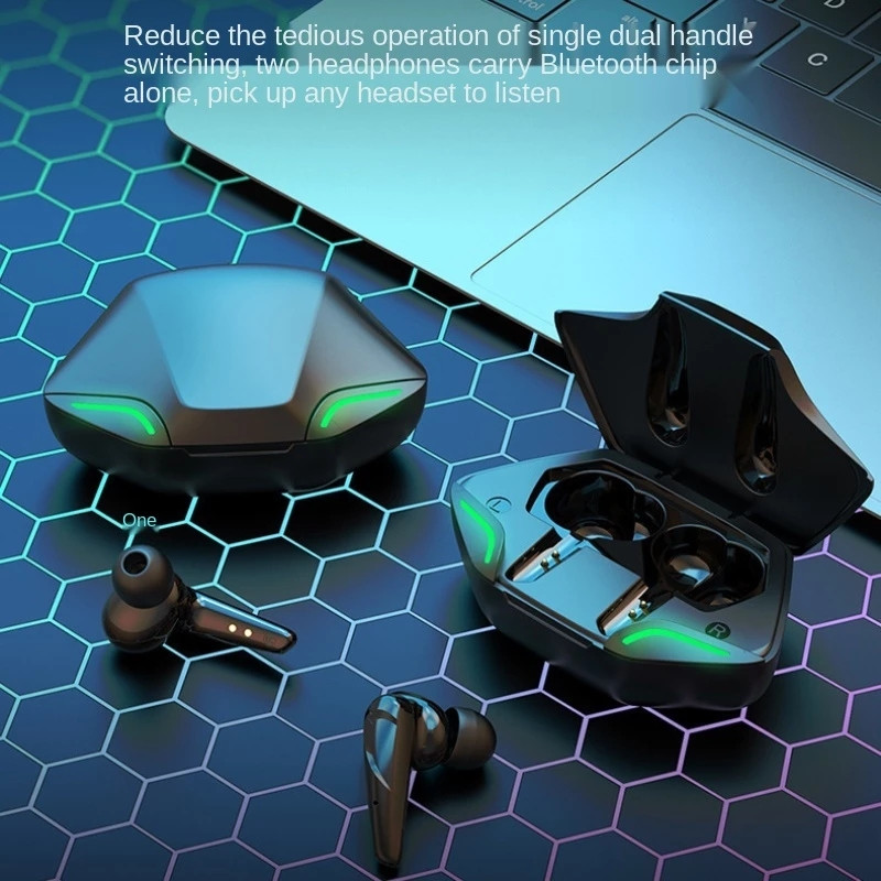 TWS Bluetooth slušalice bežične stereo binauralne u uhu Bluetooth 5.0 inteligentne sportske slušalice za smanjenje buke