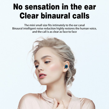 Y50 Bluetooth слушалка TWS binaural in ear 5.0 сензорна интелигентна шумопотискаща стерео безжична спортна слушалка