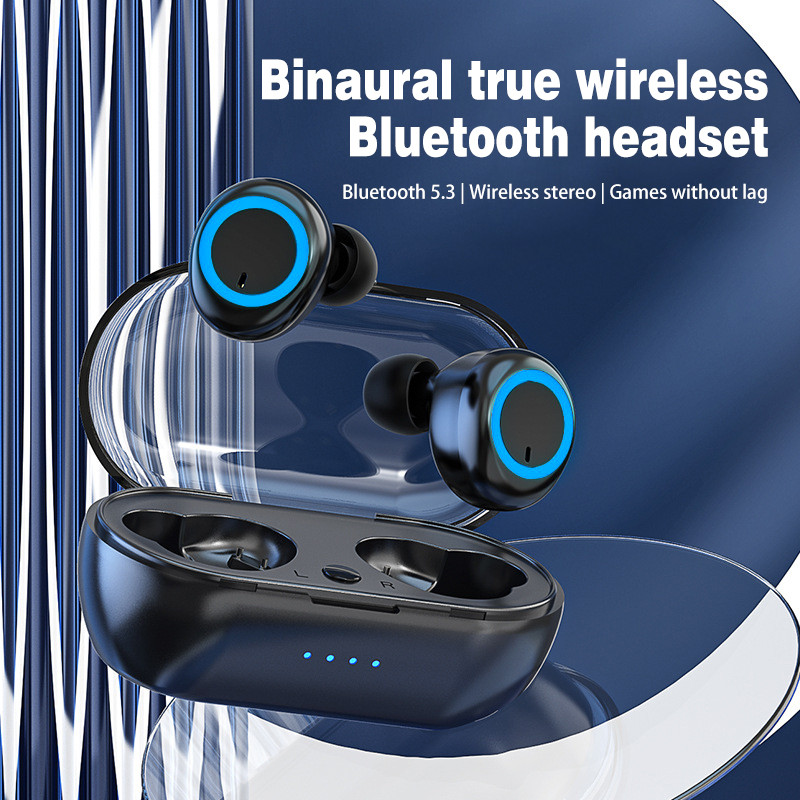 Ακουστικά Y50 Bluetooth TWS binaural in ear 5.0 αφής έξυπνη μείωση θορύβου στερεοφωνικά ασύρματα αθλητικά ακουστικά