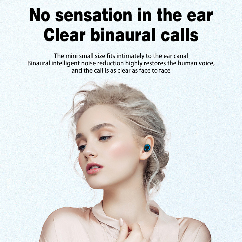 Ακουστικά Y50 Bluetooth TWS binaural in ear 5.0 αφής έξυπνη μείωση θορύβου στερεοφωνικά ασύρματα αθλητικά ακουστικά