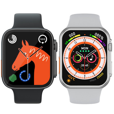 2022 Smart Watch Ultra Series 8 Men Smartwatch Women KD99 Ultra Τηλεφωνική κλήση DIY Watch Faces Ασύρματη φόρτιση SmartBand PK DT8Ultra