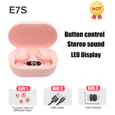 2022 TWS Wireless Bluetooth 5.0 Ακουστικό Έλεγχος αφής 9D Στερεοφωνικά ακουστικά με Mic Sport Earphones Αδιάβροχα Earbuds Οθόνη LED