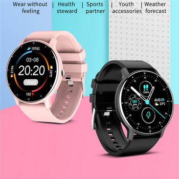 Έξυπνο ρολόι 2023 ZL02D ανδρικό ρολόι γυναικείας αθλητικής φυσικής κατάστασης Smartwatch Sleep Heart Rate Monitor Αδιάβροχο για IOS Android τηλέφωνο Bluetooth