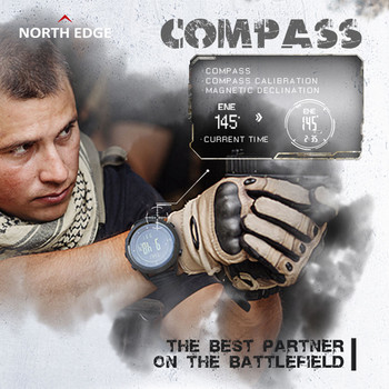NORTH EDGE APACHE-46 мъжки спортен цифров смарт часовник военен армейски водоустойчив 50M алтиметър барометър компас световно време