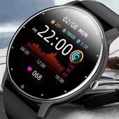 2022 új okosóra Férfi Teljes érintőképernyős Sport Fitness óra IP67 Vízálló Bluetooth Android ios okosóra Men+box