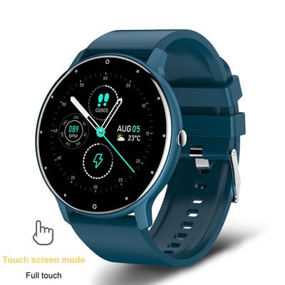 2022 új okosóra Férfi Teljes érintőképernyős Sport Fitness óra IP67 Vízálló Bluetooth Android ios okosóra Men+box