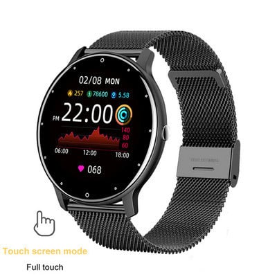 2022 új okosóra Férfi Teljes érintőképernyős Sport Fitness óra IP67 Vízálló Bluetooth Android ios okosóra Men+box