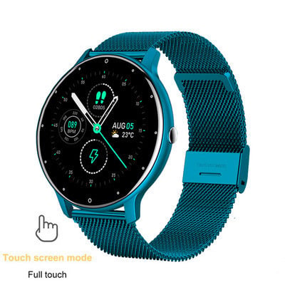 2022 új okosóra Férfi Teljes érintőképernyős Sport Fitness óra IP67 Vízálló Bluetooth Android ios okosóra Men+box
