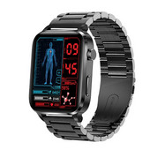 Ceas inteligent 1,7 inch glucoză din sânge Tratament cu laser Temperatura corpului Precizie SPO2 BP 24H ritm cardiac Monitorizare sănătate Smartwatch