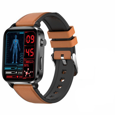 Ceas inteligent 1,7 inch glucoză din sânge Tratament cu laser Temperatura corpului Precizie SPO2 BP 24H ritm cardiac Monitorizare sănătate Smartwatch