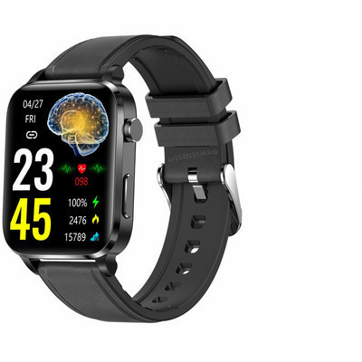 Ceas inteligent 1,7 inch glucoză din sânge Tratament cu laser Temperatura corpului Precizie SPO2 BP 24H ritm cardiac Monitorizare sănătate Smartwatch