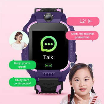 Z6 Детски смарт часовник SIM карта Телефон за обаждане Смарт часовник Водоустойчива камера 1,44-инчов сензорен екран будилник Часовници за деца