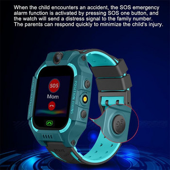 Z6 Детски смарт часовник SIM карта Телефон за обаждане Смарт часовник Водоустойчива камера 1,44-инчов сензорен екран будилник Часовници за деца