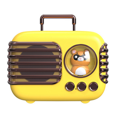 Difuzor drăguț Bluetooth 5.0 Player muzical portabil Microfon HD încorporat Suport baterie litiu reîncărcabilă TWS Mâini libere