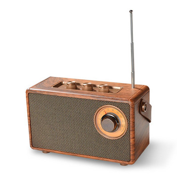 Ретро радио Малък мини преносим външен музикален плейър Bluetooth високоговорител Субуфер Домашен високоговорител Аудио Видео