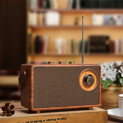 Retro radio Mali mini prijenosni vanjski glazbeni player Bluetooth zvučnik Subwoofer Kućni zvučnik Audio Video