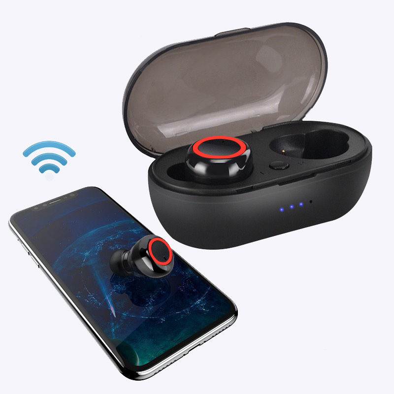 Y50 Headset Sports Outdoor Wireless Headset 5.0 Touch Headset with Charging Bluetooth Warehouse