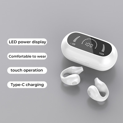 2022. NOVE Slušalice za koštanu provodljivost Bluetooth 5.2 kopča za uho na naušnici Bežične slušalice Sportske slušalice Kukica za uho s mikrofonom