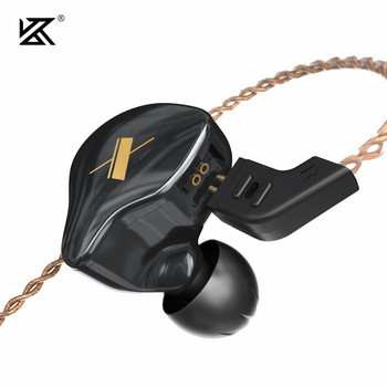 KZ EDX Слушалки 1 Динамични HIFI бас слушалки In Ear Monitor Слушалки Спортни шумопотискащи слушалки