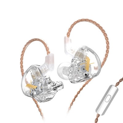 KZ EDX Earphones 1 Dynamic HIFI Bass Earbuds in Ear Monitor Ακουστικά Αθλητικά ακουστικά ακύρωσης θορύβου