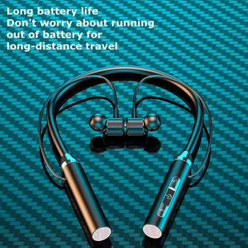 Fone Bluetooth слушалки Безжични слушалки Магнитна спортна лента за врат Висящи на врата TWS слушалки Безжични Blutooth слушалки с микрофон