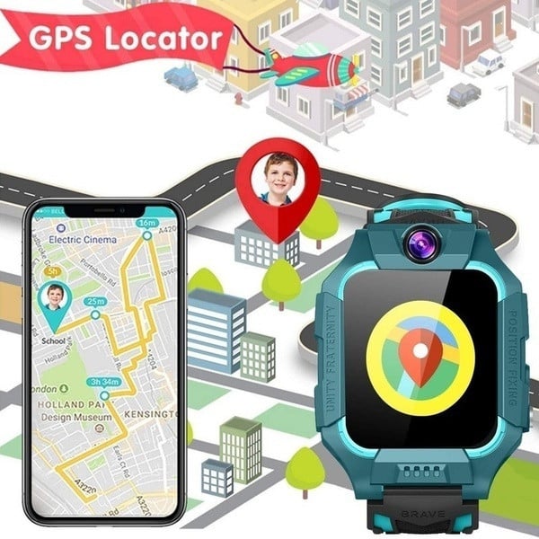 Inteligentné hodinky pre deti s GPS, HD volaním, hlasovými správami, vodotesné inteligentné hodinky pre deti s diaľkovým ovládaním a fotografiou pre mužov a ženy, študentské hodinky