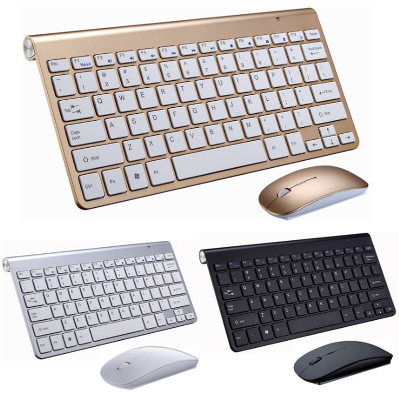 Spaniolă ebraică coreeană thailandeză tastatură wireless mouse combinat 2.4G mini tastatură și mouse portabil fără fir pentru Windows Mac Android