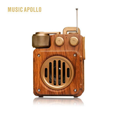 Zene Apollo A6 retro bluetooth hordozható mélynyomó hangszóró mini TF kártya rádió kültéri vezeték nélküli kis acél pisztoly kreatív ajándék