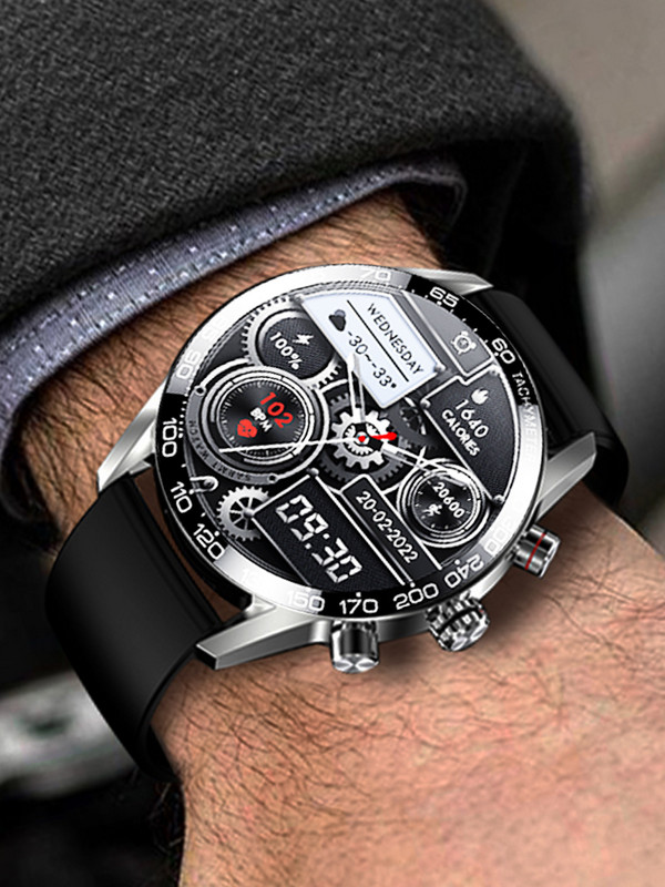 2022 Nou Bluetooth Call Smart Watch pentru bărbați Sport Fitness Tracker Smartwatch impermeabil Ecran HD mare pentru telefon huawei Xiaomi + cutie