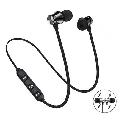 Mágneses vezeték nélküli fülhallgató Bluetooth fülhallgató sztereó sport vízálló fülhallgató vezeték nélküli fülbe helyezhető fejhallgató mikrofonnal Ingyenes szállítás