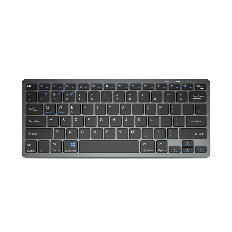 Bluetooth 3 režīmu bezvadu tastatūras un peles kombinācijas Iestatiet klusuma 78/94 taustiņus iPad tastatūras operētājsistēmai IOS Android Windows Phone planšetdators