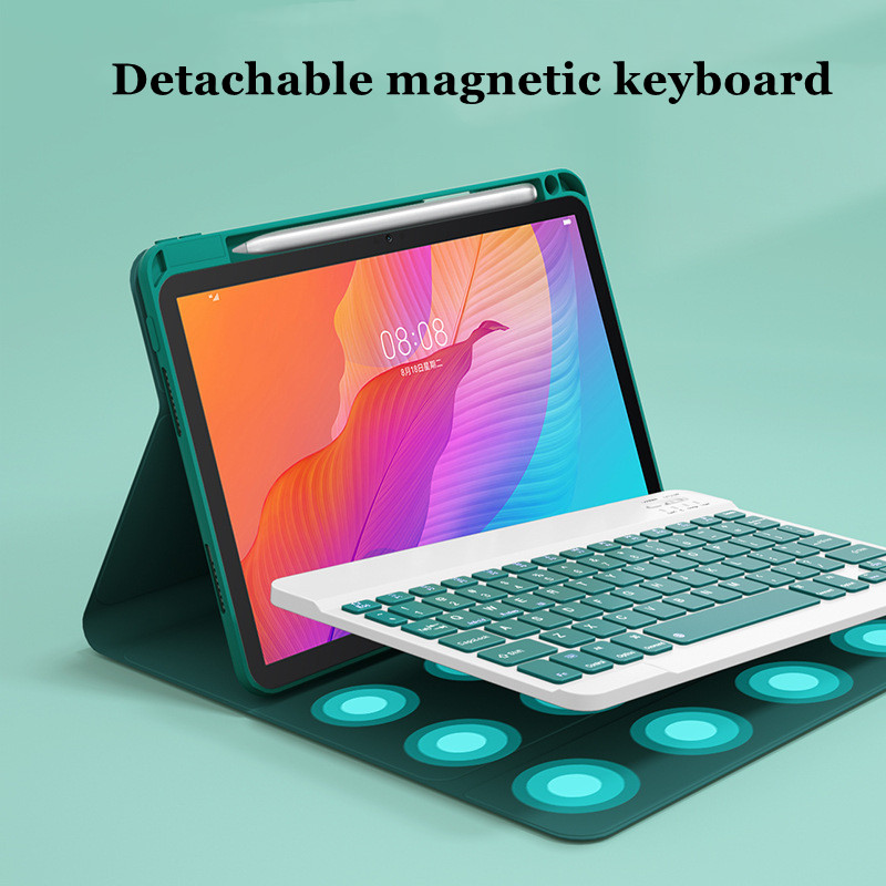 Izgaismots tastatūras korpuss, kas paredzēts Huawei Matepad 11 10.4 T10s T10 S Pro 10.8 MediaPad M6 vāciņam RGB tastatūras peles planšetdatora vāciņš