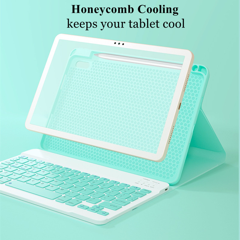 Izgaismots tastatūras korpuss, kas paredzēts Huawei Matepad 11 10.4 T10s T10 S Pro 10.8 MediaPad M6 vāciņam RGB tastatūras peles planšetdatora vāciņš