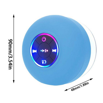 Мини универсален високоговорител Blue tooth Преносим водоустойчив безжичен звук със свободни ръце Звук Душ Басейн Басейн Кола Открит