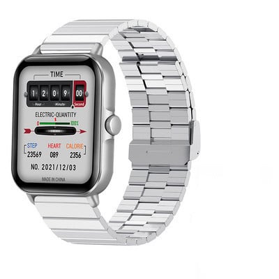 2022 Smart Watch Bluetooth Call Esita muusikat Nutikell Fitness Kell Digitaalne Spordi Veekindlad Kellad Meestele Naistele IOS Android