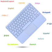 iPad billentyűzethez érintőpaddal Teclado Wireless Bluetooth-kompatibilis táblagép-billentyűzet Xiaomi Pad 5-höz iPad Air 4 2 Pro-hoz