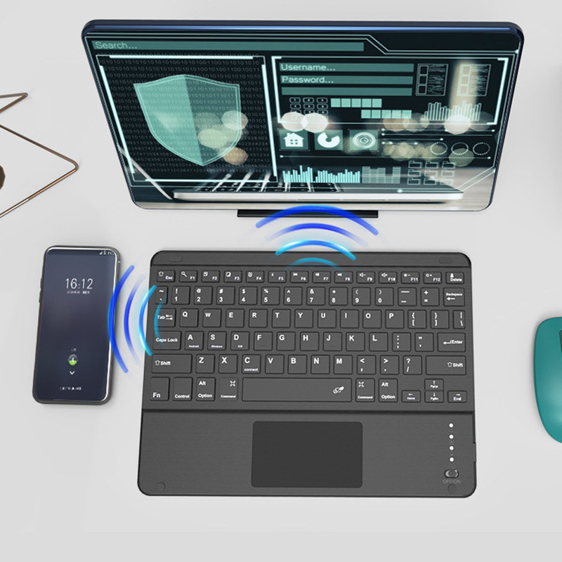 iPad billentyűzethez érintőpaddal Teclado Wireless Bluetooth-kompatibilis táblagép-billentyűzet Xiaomi Pad 5-höz iPad Air 4 2 Pro-hoz