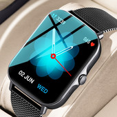 LIGE 2022 Ανδρικό Έξυπνο ρολόι 1,69" Έγχρωμη οθόνη Full Touch Sport Fitness Tracker Bluetooth Call Smart Clock Γυναικείο Smartwatch Men