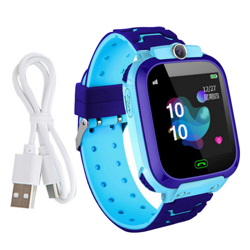 Dječaci Djevojčice Praćenje lokacije Dječji pametni sat Glasovni chat Silikonski daljinski Foto Telefonski poziv Igra Sportski rođendanski poklon Vodootporan