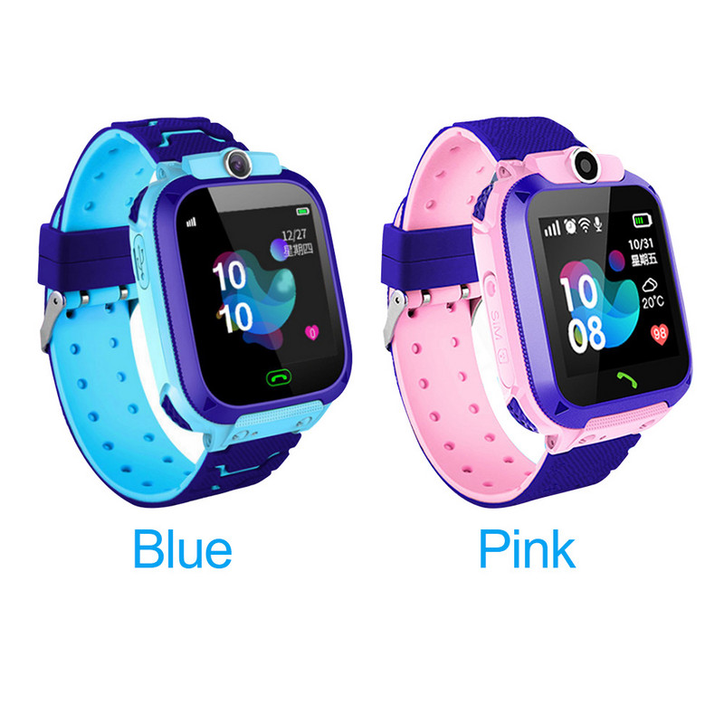 Dječaci Djevojčice Praćenje lokacije Dječji pametni sat Glasovni chat Silikonski daljinski Foto Telefonski poziv Igra Sportski rođendanski poklon Vodootporan