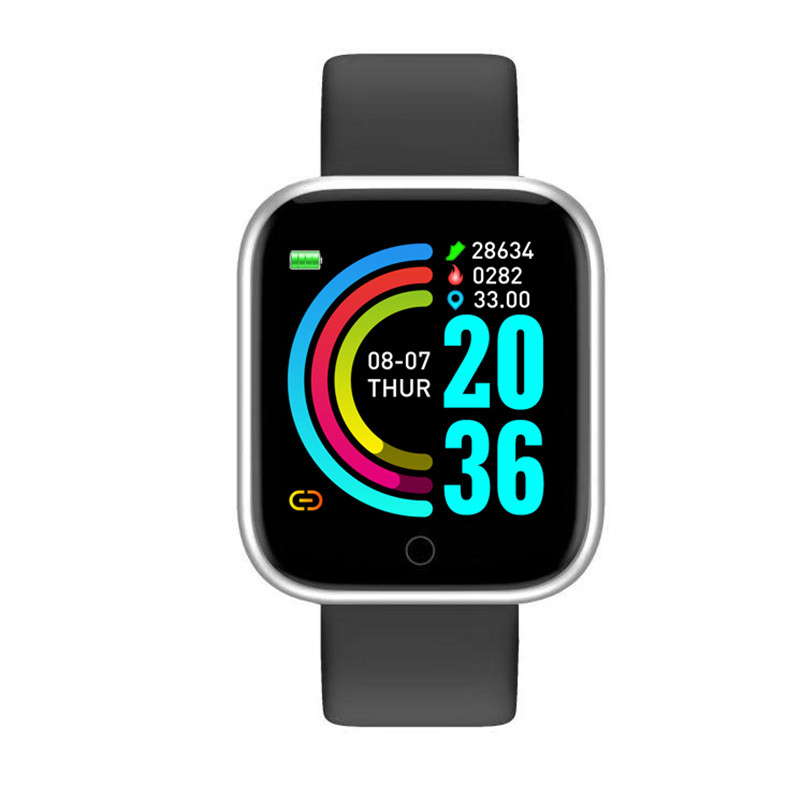 Ceas inteligent Y68S Impermeabil Bluetooth Sport SmartWatch Fitness Tracker Monitor ritm cardiac D20 Bratara inteligenta pentru femei barbati