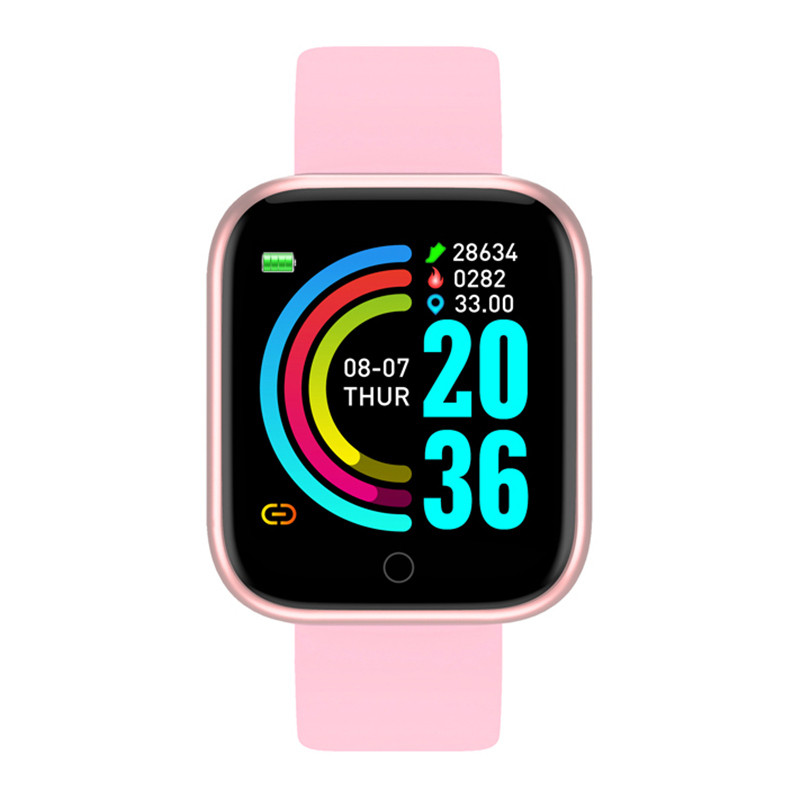 Ceas inteligent Y68S Impermeabil Bluetooth Sport SmartWatch Fitness Tracker Monitor ritm cardiac D20 Bratara inteligenta pentru femei barbati