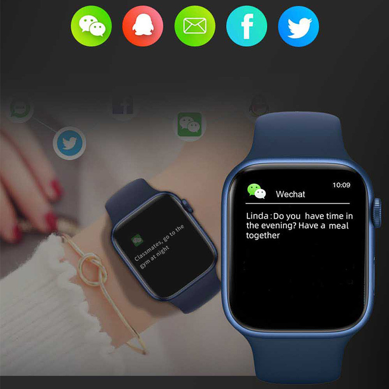 CHYCET Pametni sat Muškarci Žene 2022 Bluetooth Pozivi Sport Pametni sat Fitnes Narukvica Prilagođeno lice za satove za Iphone Android IWO
