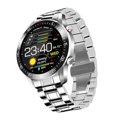 XUESEVEN C2 Inovatívny dizajn Oceľové pánske inteligentné hodinky Integrovaný kovový dizajn spodného puzdra Vodotesné fitness inteligentné hodinky IP68