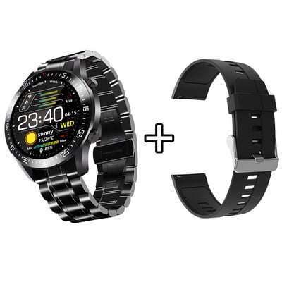 XUESEVEN C2 Inovatívny dizajn Oceľové pánske inteligentné hodinky Integrovaný kovový dizajn spodného puzdra Vodotesné fitness inteligentné hodinky IP68