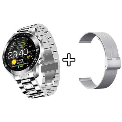 XUESEVEN C2 Inovatívny dizajn Oceľové pánske inteligentné hodinky Integrovaný kovový dizajn spodného puzdra Vodotesné fitness inteligentné hodinky IP68