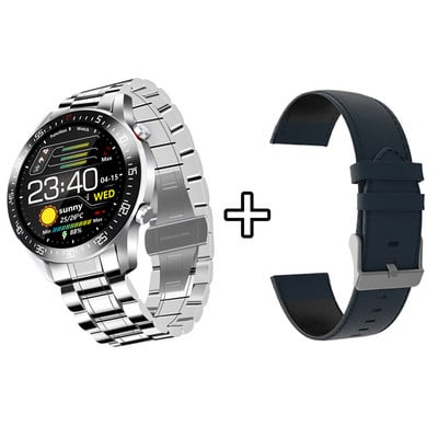 XUESEVEN C2 Inovatívny dizajn Oceľové pánske inteligentné hodinky Integrovaný kovový dizajn spodného puzdra Vodotesné fitness inteligentné hodinky IP68