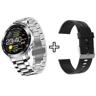 XUESEVEN C2 Inovatívny dizajn Oceľové pánske inteligentné hodinky Integrovaný kovový dizajn spodného puzdra Vodotesné fitness inteligentné hodinky IP68