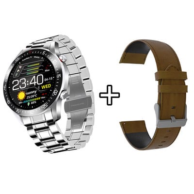 XUESEVEN C2 Inovatívny dizajn Oceľové pánske inteligentné hodinky Integrovaný kovový dizajn spodného puzdra Vodotesné fitness inteligentné hodinky IP68